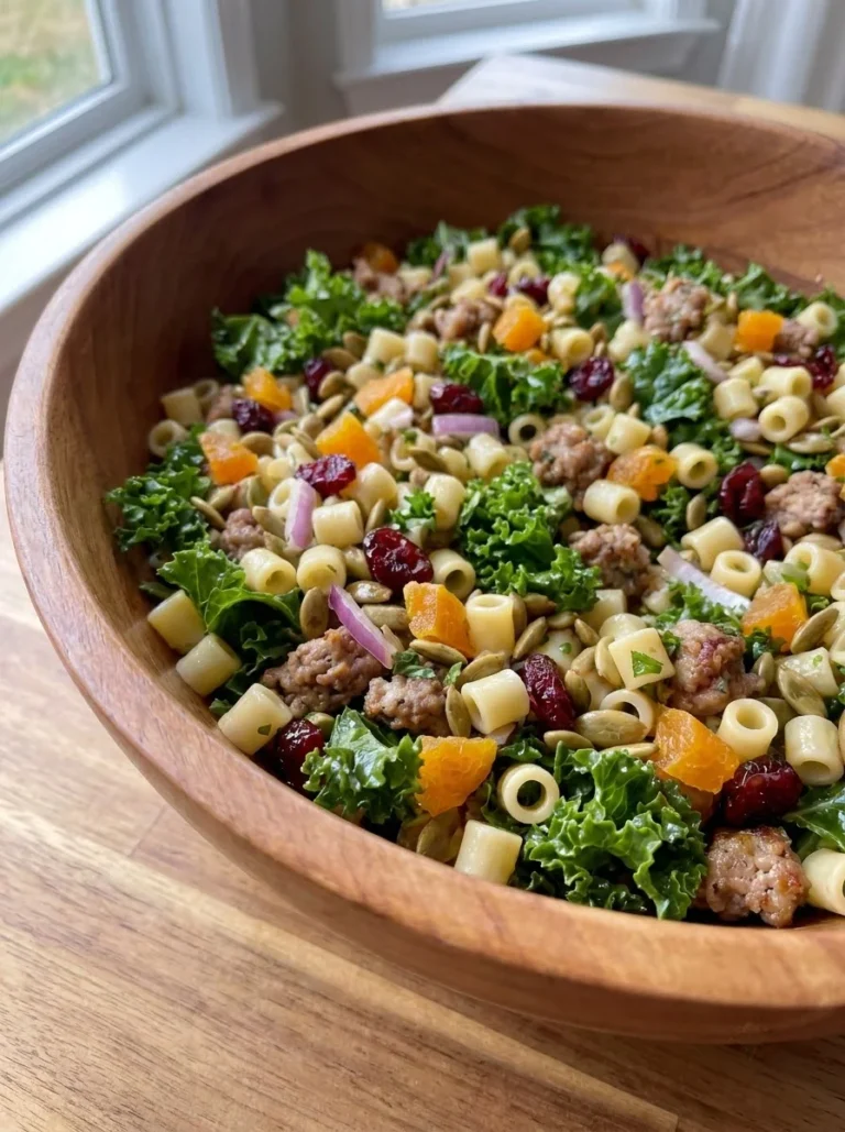 Sausage Kale Pasta Salad