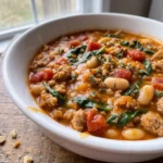Sausage White Bean Tomato Stew