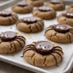 Spider Peanut Butter Cookies