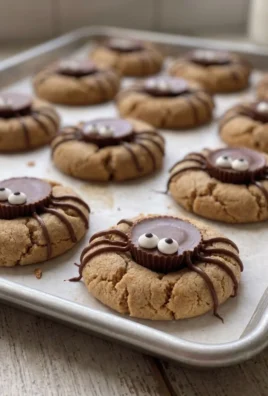 Spider Peanut Butter Cookies